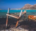 Famous white beaches of Blue Lagoon, Balos, Crete island Royalty Free Stock Photo