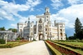 Famous white castle Hluboka nad Vltavou Royalty Free Stock Photo