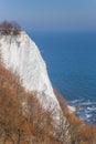 Famous white cliff Konigsstuhl in Jasmund National Park Royalty Free Stock Photo