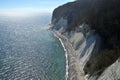 Famous white cliffs in Jasmund National Park Royalty Free Stock Photo