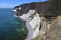 Famous white cliffs in Jasmund National Park Royalty Free Stock Photo