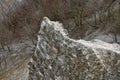 Famous white cliffs in Jasmund National Park Royalty Free Stock Photo