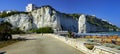 The famous white rocks in Vieste Royalty Free Stock Photo