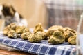 Famous white truffles , Alba, Piedmont, Italy Royalty Free Stock Photo