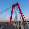 Willemsbrug bridge in Rotterdam city, Netherlands