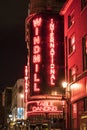 Famous Windmill Table Dance Bar at London West End - Soho London UK Royalty Free Stock Photo