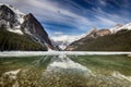 Famous wonderful Lake Louise landscape, Banff National Park, Alberta, Canada Royalty Free Stock Photo