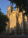 Magnificent evening view of York city minster