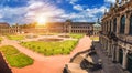 Famous Zwinger palace Der Dresdner Zwinger Art Gallery of Dresden, Saxony, Germany