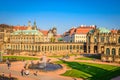 Famous Zwinger palace Der Dresdner Zwinger Art Gallery of Dresden, Saxony, Germany