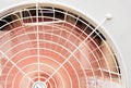 Retro electric fan for background concept close-up Royalty Free Stock Photo