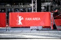 Fan area outside the Berlinale Palast Royalty Free Stock Photo