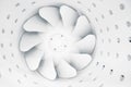 Fan blades of modern ventilation system Royalty Free Stock Photo