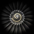 Fan blades Royalty Free Stock Photo