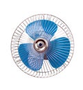 Fan with blue propeller Royalty Free Stock Photo