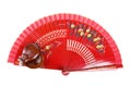 Fan with castanets Royalty Free Stock Photo