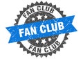 Fan club stamp. fan club grunge round sign.