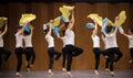 Fan Dance Group Dance 1-National Dance Posture Training