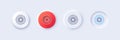Fan engine line icon. Jet turbine sign. Line icons. Vector