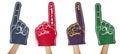 Fan Foam Fingers Royalty Free Stock Photo