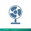 Fan Icon Vector Logo Template Illustration Design. Vector EPS 10