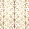 Fan seamless pattern. Chinese, Japanese style. Traditional golden texture. Japan gold oriental. Ornate background. Asian motif. Ch Royalty Free Stock Photo