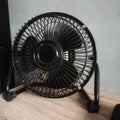 The fan is small but the wind is very refreshing