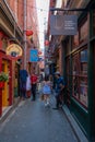 Fan Tan Alley in Chinatown in Victoria, British Columbia, Canada.
