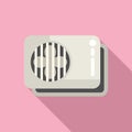 Fan unit control icon flat vector. Clean filter Royalty Free Stock Photo