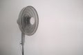 Fan on a white background. air cooling system. mockup Royalty Free Stock Photo