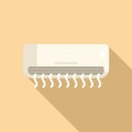 Fan wind control icon flat vector. Air conditioner repair Royalty Free Stock Photo