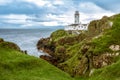 Fanad Lighthouse Donegal Ireland North Coast clouds seascape Royalty Free Stock Photo