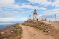 Fanari lighthouse in Mykonos Royalty Free Stock Photo