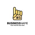 Fanatic, Finger, Foam, Sport Business Logo Template. Flat Color