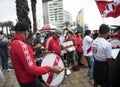 Fanaticism in Peru Peru vs. Chile Soccer.