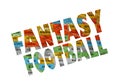 Fanatsy football sign icon