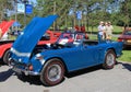 Fancy antique cars on display at show, Saratoga Automobile Museum,New York,2016