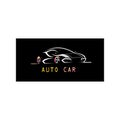 Fancy car logo illustration of a vector design template Royalty Free Stock Photo