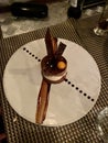 Fancy chocolate desert