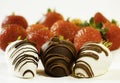Fancy chocolate dipped strawberry