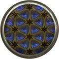 Fancy colored round button