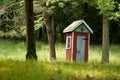 Fancy Country Outhouse Royalty Free Stock Photo