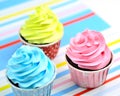 Fancy cup cake Royalty Free Stock Photo
