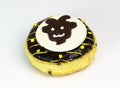 Fancy Donut on white background Royalty Free Stock Photo