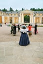 Fancy-dress dance in Arhangelskoe estate Royalty Free Stock Photo