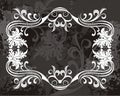 Fancy filigree border design