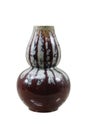 Fancy glaze gourd vase Royalty Free Stock Photo