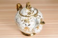 Fancy Gold Decorated Teapot Royalty Free Stock Photo