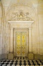 Fancy gold door Royalty Free Stock Photo