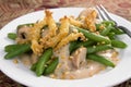 Fancy Green Bean Casserole Royalty Free Stock Photo